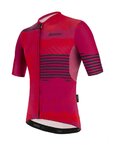 SANTINI dres kratkih rukava - DELTA OPTIC - crvena/crna