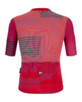 SANTINI dres kratkih rukava - DELTA OPTIC - crvena/crna