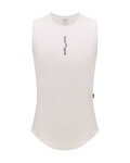 SANTINI majica bez rukava - DELTA - bijela