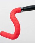 BIKERIBBON traka za upravljač - CORK GEL - crvena