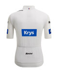 SANTINI dres kratkih rukava - TDF FAN BEST YOUNG RIDER - bijela
