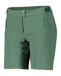 SCOTT kratke hlače bez tregera - ENDURANCE LS/FIT W/PAD W - zelena