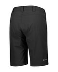 SCOTT kratke hlače bez tregera - TRAIL FLOW W/PAD - crna