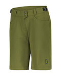 SCOTT kratke hlače bez tregera - TRAIL FLOW W/PAD W - zelena