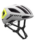 SCOTT kaciga - CENTRIC PLUS - bijela/žuta