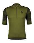 SCOTT dres kratkih rukava - GRAVEL 10 - zelena