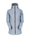 SCOTT vodootporna jakna - TECH COAT 3L W - svjetloplava