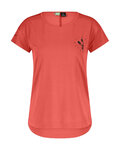 SCOTT majica kratkih rukava - TRAIL FLOW DRI SS W - crvena