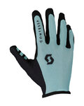 SCOTT rukavice s dugim prstima - TRACTION - svjetloplava/crna