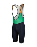 SCOTT kratke hlače s tregerima - BIB RC TEAM ++ - plava/zelena/smeđa