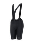 SCOTT kratke hlače s tregerima - SCO BIB SHORTS PRO +++ W - crna