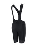 SCOTT kratke hlače s tregerima - SCO BIB SHORTS PRO +++ W - crna