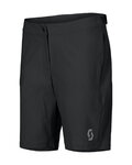 SCOTT kratke hlače bez tregera - VERTIC LT W/PAD W - crna