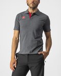 CASTELLI majica kratkih rukava - RACE DAY POLO - siva