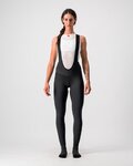 CASTELLI duge hlače s tregerima - MENO WIND W - crna