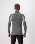 CASTELLI majica dugih rukava - FLANDERS WARM NECK - siva