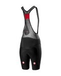 CASTELLI kratke hlače s tregerima - FREE AERO 4 W - crna