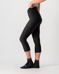 CASTELLI hlače 3/4 bez tregera - VELOCISSIMA 3/4 - crna