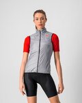 CASTELLI prsluk - ARIA W VEST - srebrna