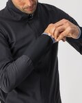 CASTELLI vodootporni kišni ogrtač - GAVIA - crna