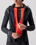 CASTELLI izolirana jakna - ALPHA ROS 2 W - crna