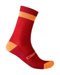 CASTELLI čarape klasične - ALPHA 18 - crvena