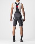 CASTELLI kratke hlače s tregerima - COMPETIZIONE KIT - siva