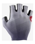 CASTELLI rukavice s kratkim prstima - COMPETIZIONE 2 - siva