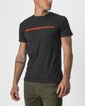 CASTELLI majica kratkih rukava - VENTAGLIO TEE - crna