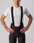 CASTELLI duge hlače s tregerima - NANO FLEX PRO 2 - crna