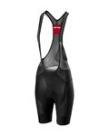 CASTELLI kratke hlače s tregerima - FREE AERO 4 W - crna