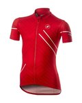 CASTELLI dres kratkih rukava - CAMPIONCINO - crvena