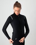CASTELLI dres dugih rukava zimski - TUTTO NANO ROS W - crna