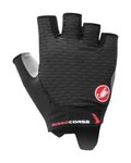 CASTELLI rukavice s kratkim prstima - ROSSO CORSA 2 W - crna