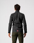 CASTELLI vodootporni kišni ogrtač - COMMUTER REFLEX - crna