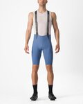 CASTELLI kratke hlače s tregerima - FREE AERO RC - svjetloplava
