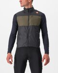 CASTELLI prsluk - UNLIMITED PUFFY - antracitna