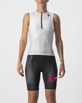 CASTELLI dres bez rukava - FREE W TRI - bijela