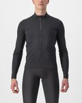 CASTELLI dres dugih rukava zimski - FLIGHT LS AIR - crna