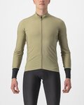 CASTELLI dres dugih rukava zimski - FLIGHT LS AIR - zelena