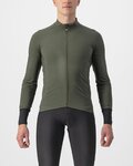 CASTELLI dres dugih rukava zimski - FLIGHT LS AIR - svjetlozelena