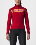 CASTELLI izolirana jakna - UNLIMITED PERFETTO ROS 2 W - crvena
