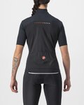 CASTELLI dres kratkih rukava - PERFETTO ROS 2 W WIND - crna