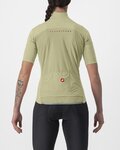 CASTELLI dres kratkih rukava - PERFETTO ROS 2 W WIND - svjetlozelena