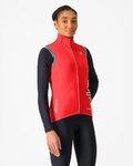 CASTELLI prsluk - PERFETTO ROS 2 W - crvena