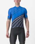 CASTELLI dres kratkih rukava - SPEED STRADA - plava