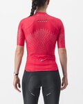CASTELLI dres kratkih rukava - AERO PRO W - crvena