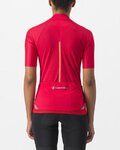 CASTELLI dres kratkih rukava - ENDURANCE W - crvena