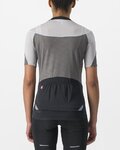 CASTELLI dres kratkih rukava - GRADIENT COLOR BLOCK - siva