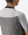 CASTELLI dres kratkih rukava - GRADIENT COLOR BLOCK - siva
